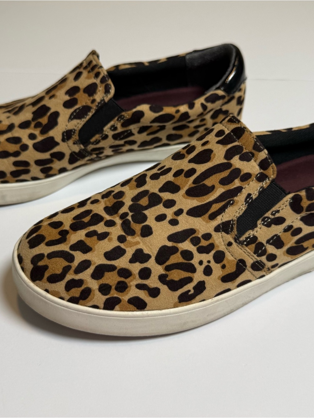 Dr. Scholl's Madison Leopard Animal Print Slip-On Low Top Sneakers Women’s 9